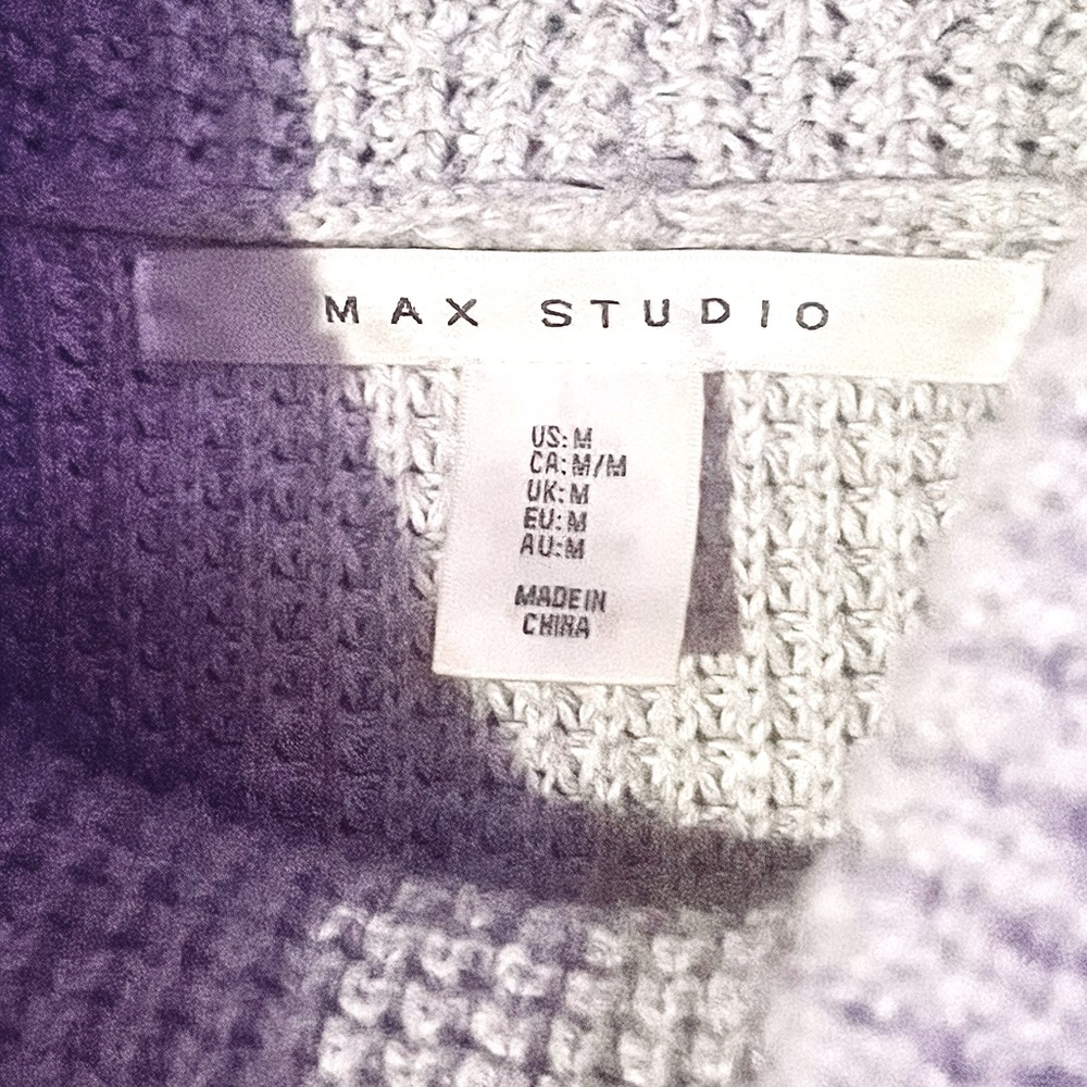 Max Studio Sleeveless Cowl Neck Knit Top - Picture 3 of 3